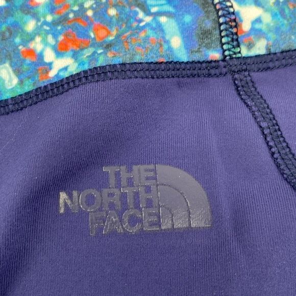 North Face Athletic 7/8 Leggings Navy Multi M - Picture 4 of 10